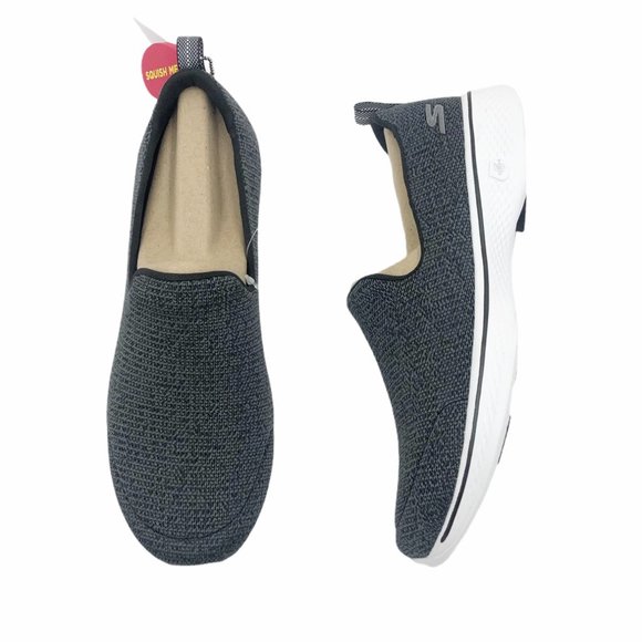 Skechers | Heathered Go Walk 4 Slip On Sneakers - Picture 4 of 7